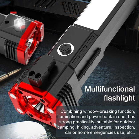 Multifunction 8in1 Portable Led Flashlight Rechargeable LED Torch Flashlight