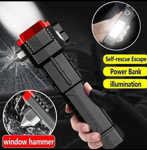 Multifunction 8in1 Portable Led Flashlight Rechargeable LED Torch Flashlight